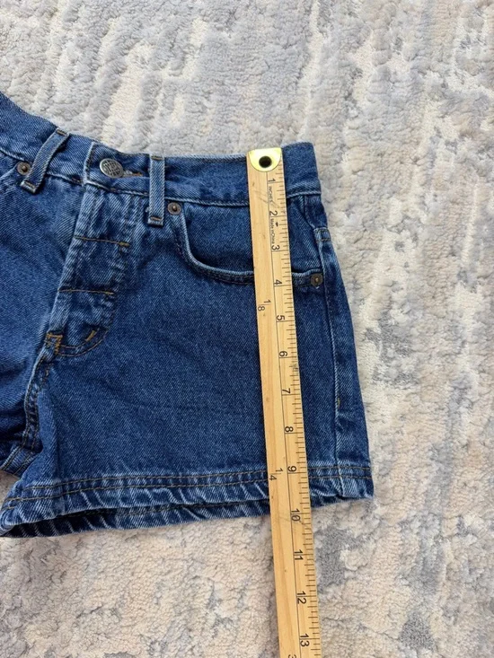 Vintage l.e.i. Button fly denim shorts 1990s size 0 - Picture 8 of 8
